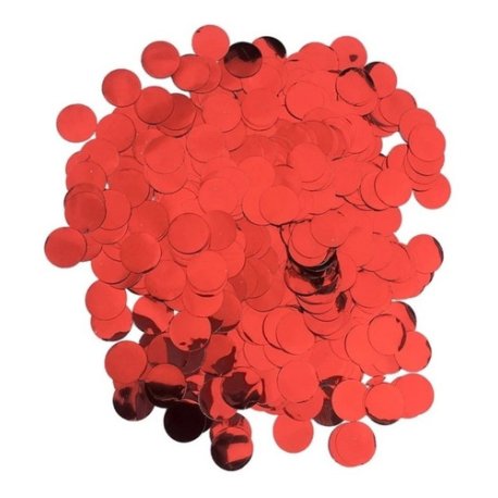 Confeti Metalizado 1,5cm Rojo x 1u. (30 gr.)