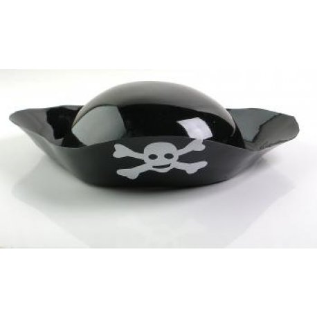 Sombrero Pirata plástico x 1 u.