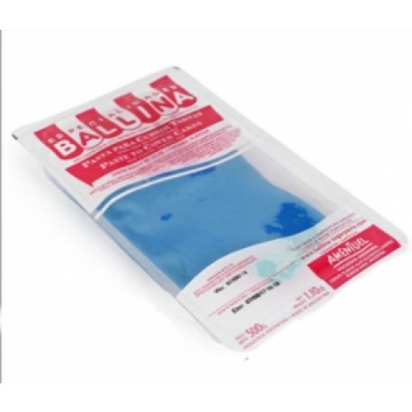 Pasta Ballina Para Cubrir Tortas Color Azul Formula H-DDL x 500g