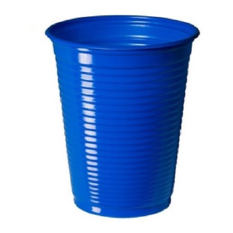 Vaso Plástico PP Color 200 ml. x 50 u. - Azul