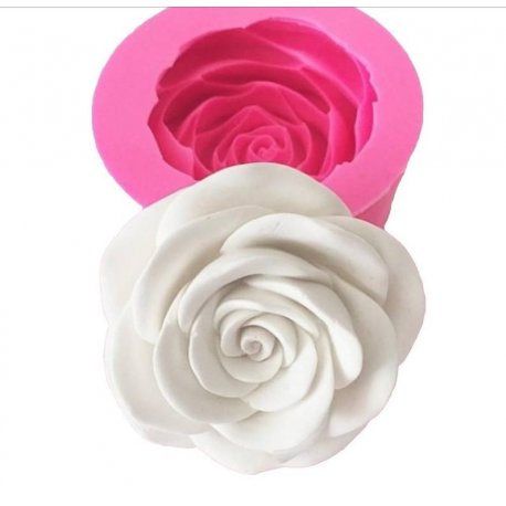 Molde de Silicona 3D para Modelado - Rosa Grande