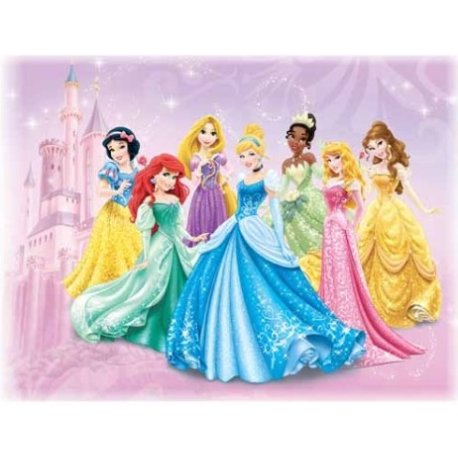 Lámina Comestible Princesas Disney x 1u.