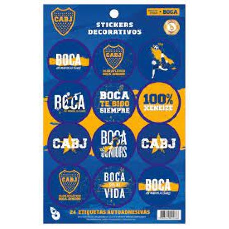 Stickers Boca Autoadhesivo x 24 u.