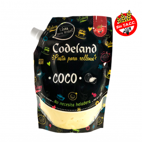 Pasta Relleno Codeland 500gr - Coco