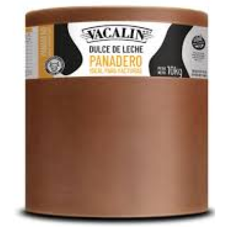 Dulce de Leche Repostero Panadero Vacalín Carton x 10 kg