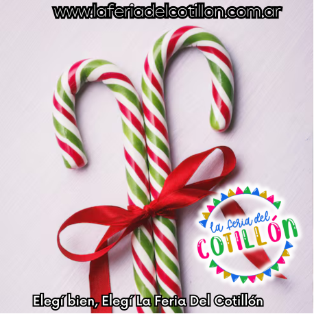Bastoncito Caramelo navideños x 3 u.