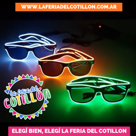 Anteojo Hilo Led Estilo RB Cristal