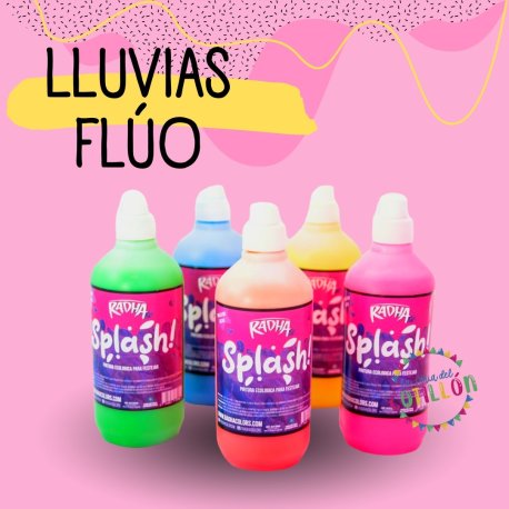 Lluvia de Pintura Flúo Líquida COLOR Splash x 500cc