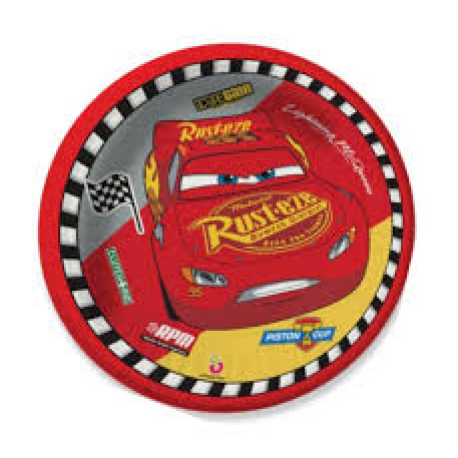 Plato Polipapel Cars 2019 x 8 u