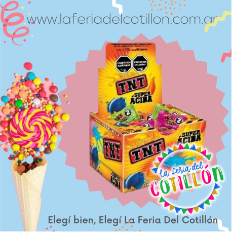 Caramelos Masticable TNT Acidos x60u.