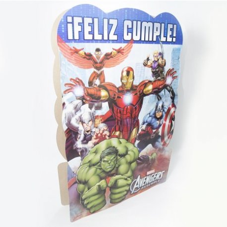 Piñata Cartulina Avengers/Vengadores x 1 u.