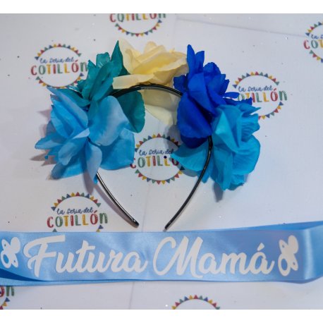 Combo Futura Mamá Celeste x1u.