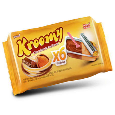 Kroomy Pasta Dulce x 6u