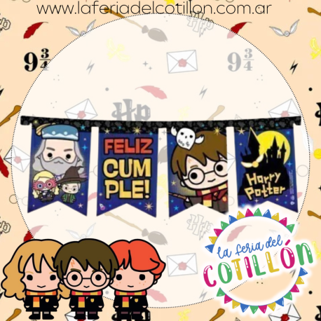 Banderin Articulado Harry Potter x 1u.