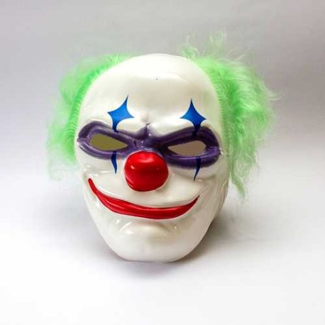 Careta Clown con Pelo x1