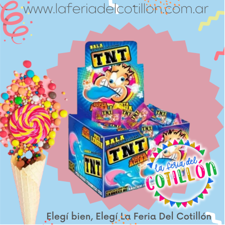 Caramelos Masticables Pinta Lengua TNT x 60 u