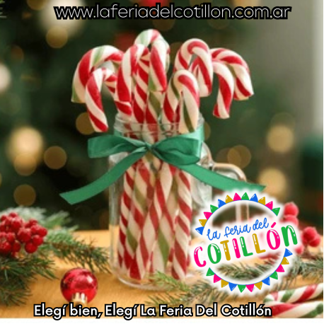 Bastoncito Caramelo navideños x 30 u.