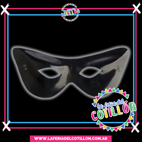 Antifaz Chino Negro  x 12 u.