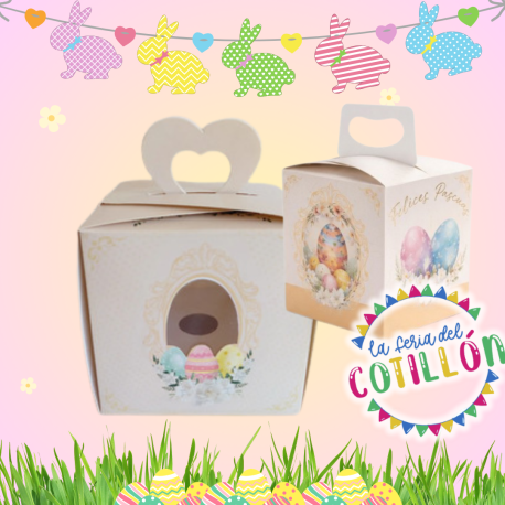 Caja Cubo Pascuas (10,5x10,5x11,5) X 1