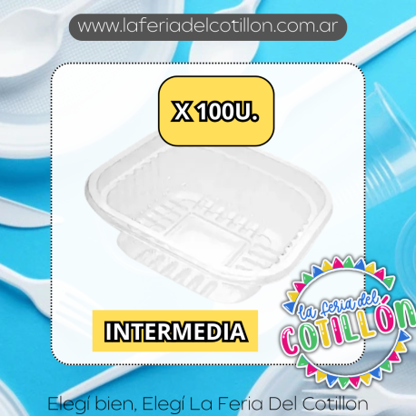 Bandeja Plastica Nº101 Intermedia x 100 u.