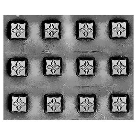 Placa Acetato Molde x1 - Bombones Cuadrados (559A)