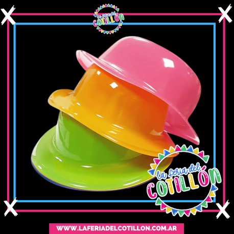 Bombin Económico  Liso Color x 1 u.