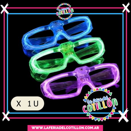 Anteojo Hilo Led Colores Surtidos x 1u.