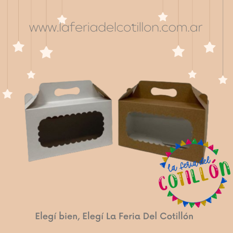 Caja Box Delivery Dulce Blanco CHICA x 1 u.