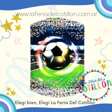 Piñata Cartulina Futbol x 1 u.