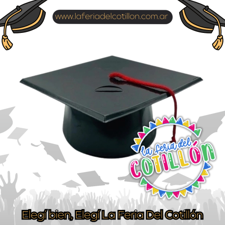 Sombrero Gorro Egresado x 1u. (para armar)