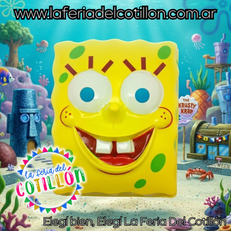 Careta Bob Esponja Rectangular x 1u.