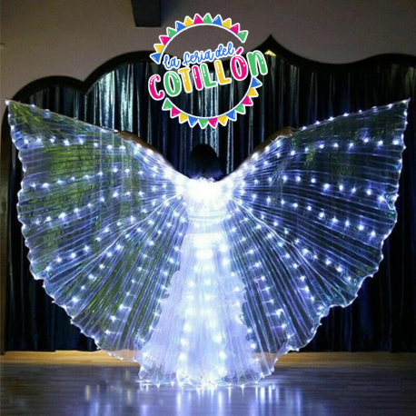 Capa Alas Led de Luces Fria Luminosas