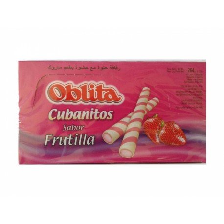 Cubanito Oblita x 48 u. Frutilla