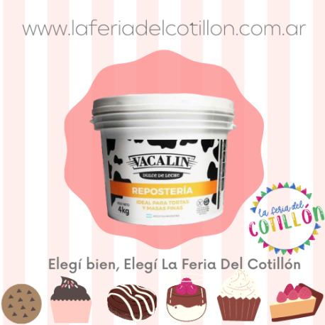 Dulce de Leche Repostero Vacalin Balde  x10 kgs.