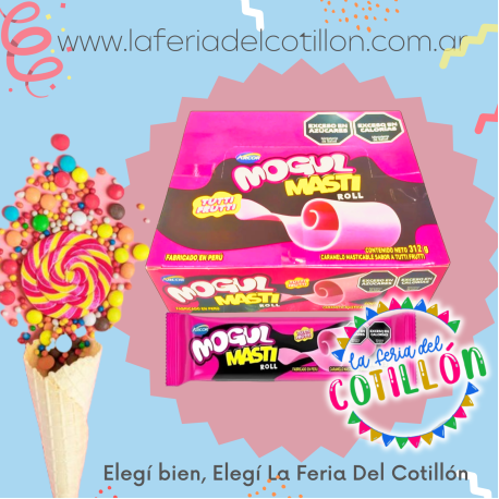 Caramelo Mogul Masticable roll x 24 u.(Mastroll)