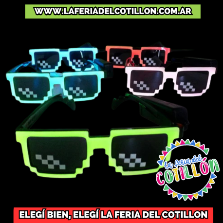 Anteojo Led Minecraft Top