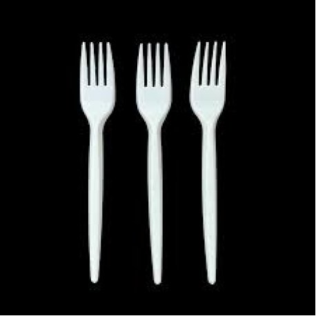 Mini Tenedores Postre Blanco  x 12 u.