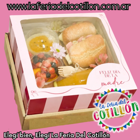 Caja Desayuno Dia de La Madre (25x25x12cm)