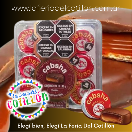 Bocadito Cabsha Estuche Acrilico  x 18u. 