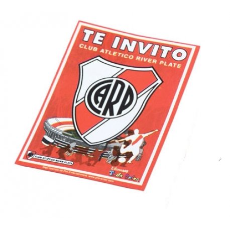 Invitaciones River Plate x 10 u.
