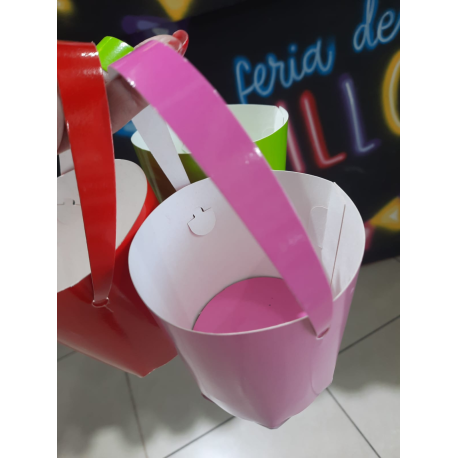 Carameleras Canastita Chica Lisa x1u.