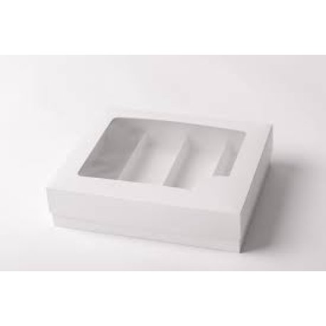 Caja con Divisiones  de 6 cm  (22x 18 x 5.5 cm.)