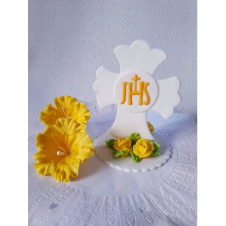 Forma de Pastillaje Comestible Adorno de Torta Cruz x 1 u.
