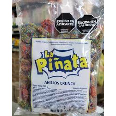 Gomitas Dropsy Crunch Anillos Piñata x 500 grs.
