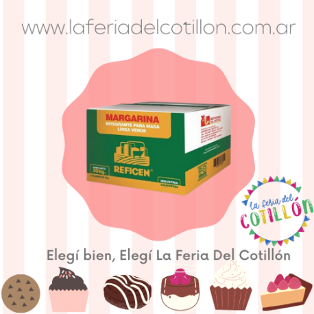Margarina Refinada Para Masa Reficen x 5 kg.