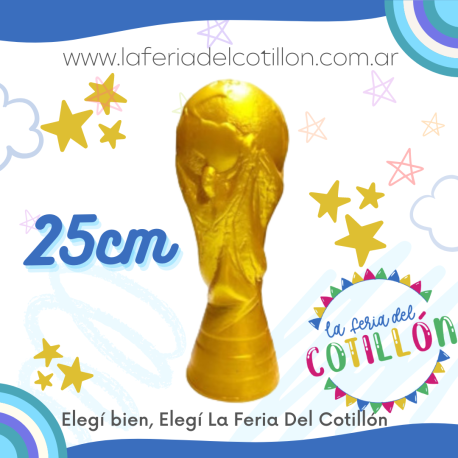 Copa Mundial Plastica Grande (25cm) X 1u