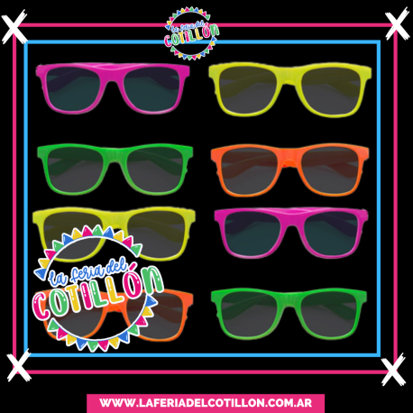 Anteojo Fiesta Colores Rey Ban x 1 u.