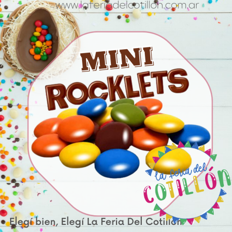 Confites Mini Lentejas de Chocolate Multicolor x100 grs.