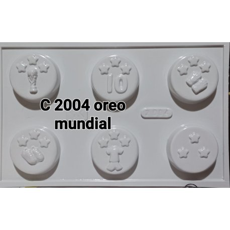 Placa Oreo Mundial Argentina x 3 u.