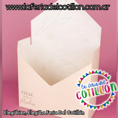 Caja Sobre Feliz Día De La Madre (20x7x30cm)